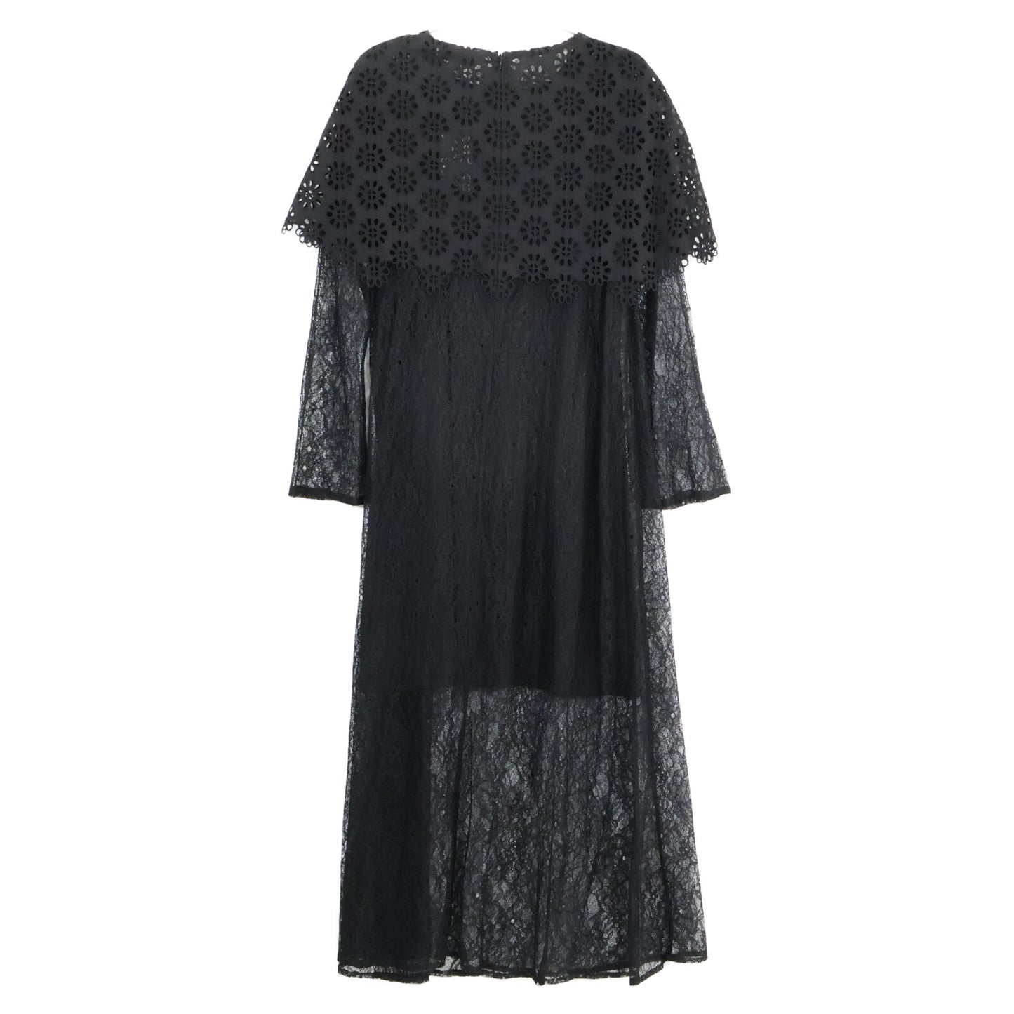 sea NEW YORK シーニューヨーク 25年 ﾌﾞﾗｯｸ R25-127 ﾚｰｽﾜﾝﾋﾟｰｽ ワンピース S