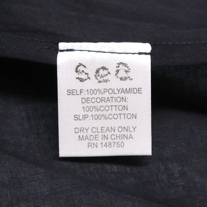 sea NEW YORK シーニューヨーク 25年 ﾌﾞﾗｯｸ R25-127 ﾚｰｽﾜﾝﾋﾟｰｽ ワンピース S