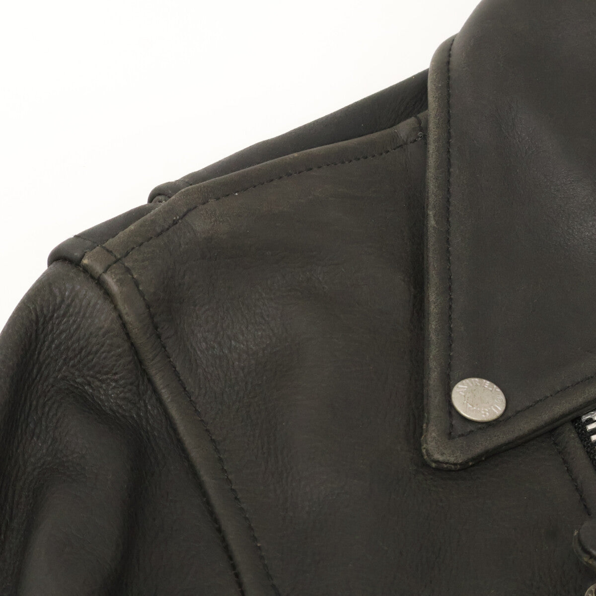 AVIREX アヴィレックス ﾌﾞﾗｯｸ 6161080 ﾀﾞﾌﾞﾙﾗｲﾀﾞｰｽｼﾞｬｹｯﾄ ジャケット L