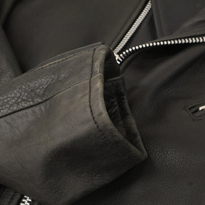 AVIREX アヴィレックス ﾌﾞﾗｯｸ 6161080 ﾀﾞﾌﾞﾙﾗｲﾀﾞｰｽｼﾞｬｹｯﾄ ジャケット L