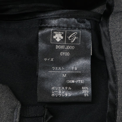 DESCENTE デサント 【ｺﾞﾙﾌ】DGMTJD00 ｸﾞﾚｰ T/Rｽﾄﾚｯﾁﾊﾟﾝﾂ ボトムス M