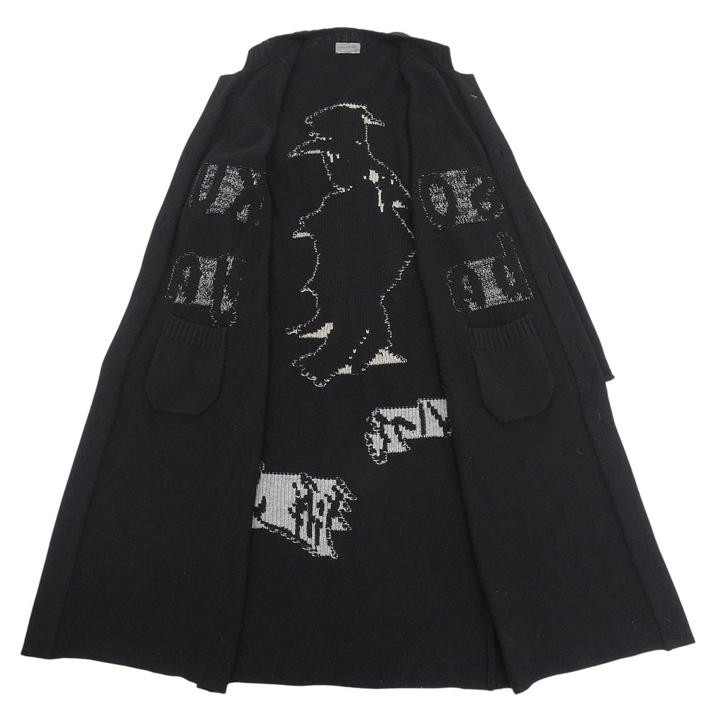 Yohji Yamamoto POUR HOMME ヨウジヤマモトプールオム いつも手遅れニットウール カーディガン メンズ ブラック 3 HK-K86-190 トップス 3