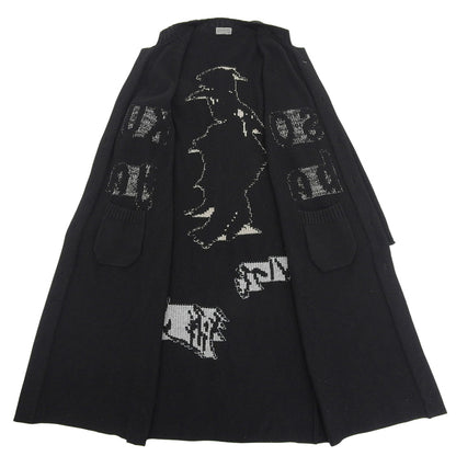 Yohji Yamamoto POUR HOMME ヨウジヤマモトプールオム いつも手遅れニットウール カーディガン メンズ ブラック 3 HK-K86-190 トップス 3