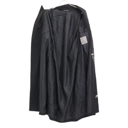 Yohji Yamamoto POUR HOMME ヨウジヤマモトプールオム HK-J26ｰ134 ウール 抜染 プリント スカーフ付 コート 2