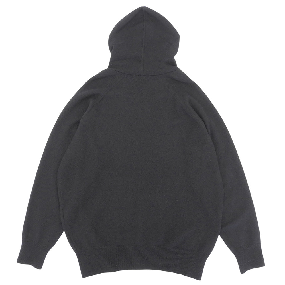 Y's ワイズ ハーフジップ ニット フーディー トップス メンズ ブラック YV-K69-146 トップス ―