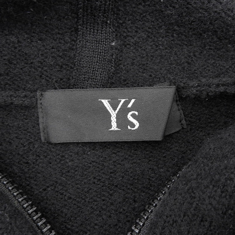 Y's ワイズ ハーフジップ ニット フーディー トップス メンズ ブラック YV-K69-146 トップス ―