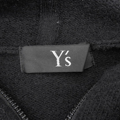 Y's ワイズ ハーフジップ ニット フーディー トップス メンズ ブラック YV-K69-146 トップス ―