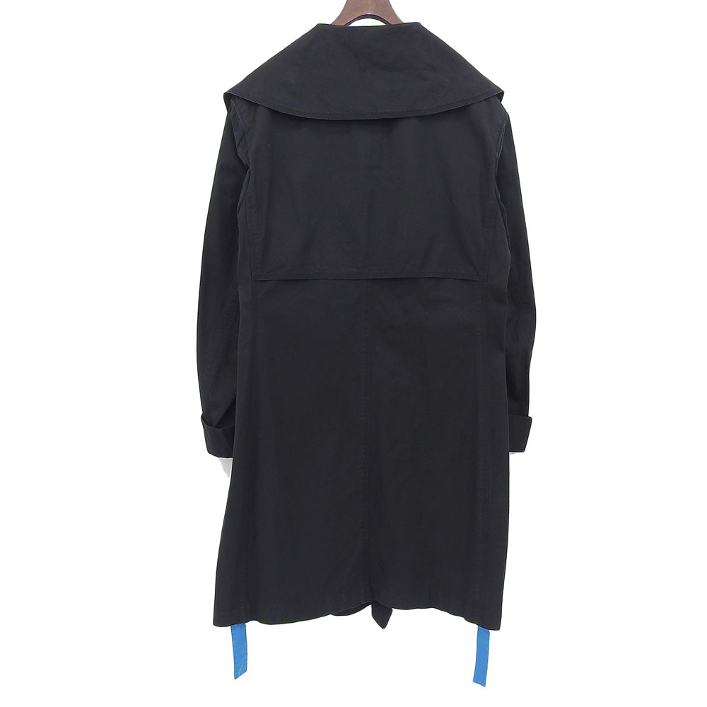 Y's ワイズ Navy-coat コットン ギャバシン BIO コート メンズ ブラック 3 コート 3