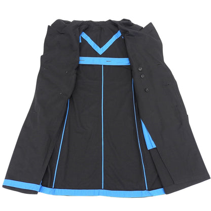 Y's ワイズ Navy-coat コットン ギャバシン BIO コート メンズ ブラック 3 コート 3