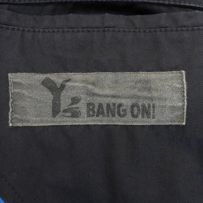 Y's ワイズ Navy-coat コットン ギャバシン BIO コート メンズ ブラック 3 コート 3