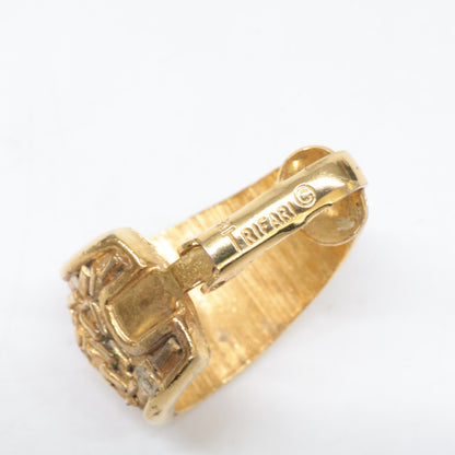 TRIFARI トリファリ フープ イヤリング