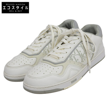 DIOR ディオール 美品 トロッター パンチング スニーカー シューズ メンズ ホワイト 42 シューズ 42