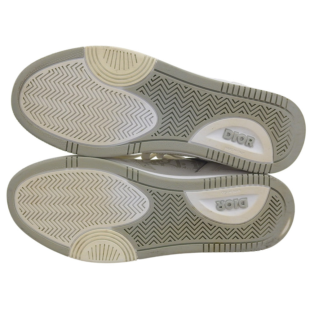 DIOR ディオール 美品 トロッター パンチング スニーカー シューズ メンズ ホワイト 42 シューズ 42