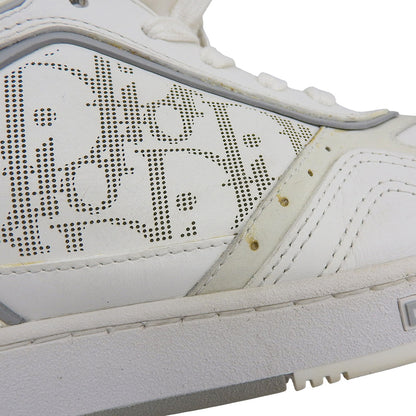 DIOR ディオール 美品 トロッター パンチング スニーカー シューズ メンズ ホワイト 42 シューズ 42