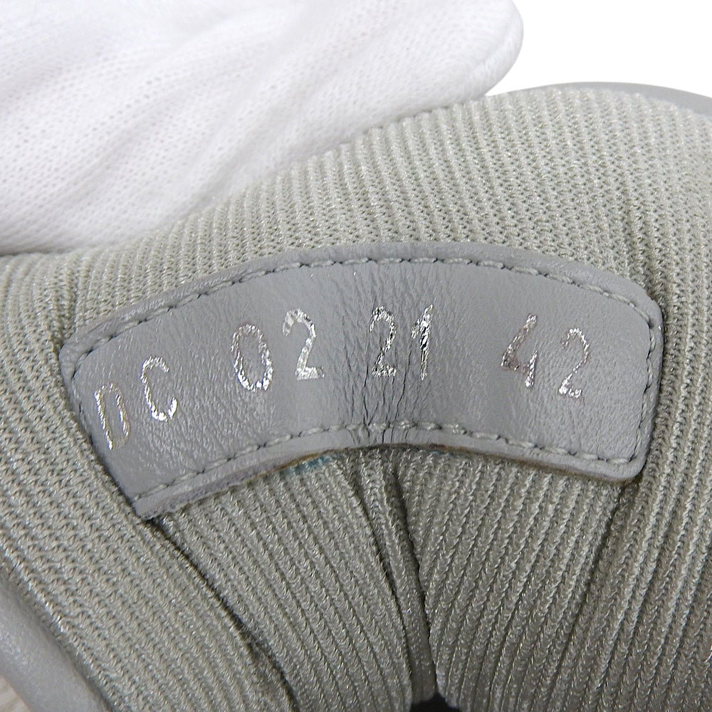 DIOR ディオール 美品 トロッター パンチング スニーカー シューズ メンズ ホワイト 42 シューズ 42