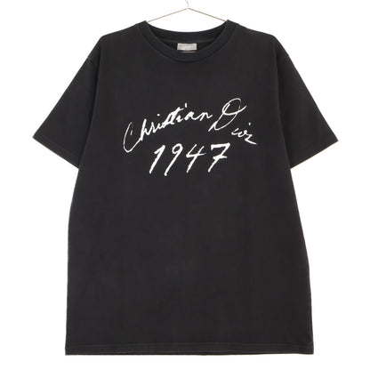 DIOR ディオール ﾌﾞﾗｯｸ 1947 ﾊﾝﾄﾞｩﾘﾄｩﾝTｼｬﾂ トップス L