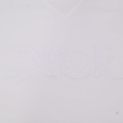 DIOR ディオール ﾎﾜｲﾄ ﾌﾛﾝﾄﾛｺﾞ 半袖Tｼｬﾂ トップス M