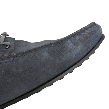 TOD'S トッズ スエード ドライビング シューズ メンズ ネイビー 8.5 シューズ 8.5