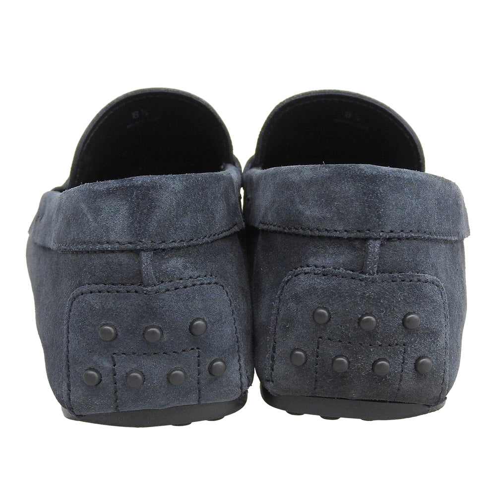 TOD'S トッズ スエード ドライビング シューズ メンズ ネイビー 8.5 シューズ 8.5