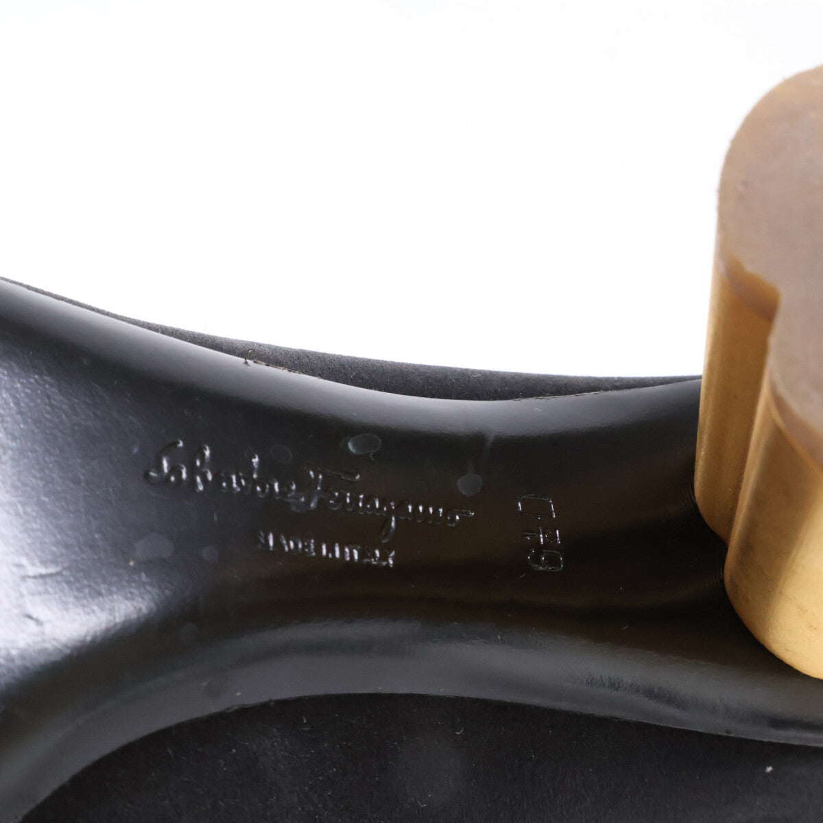 Salvatore Ferragamo サルヴァトーレフェラガモ サテン カプア パンプス シューズ 6.5D