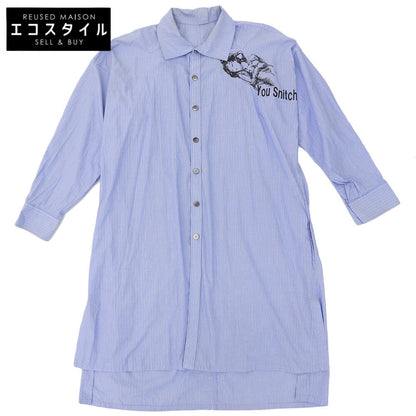 Yohji Yamamoto POUR HOMME ヨウジヤマモトプールオム You Snitch Striped Shirt トップス メンズ ライトブルー 1 HK-B31-021 17AW トップス 1