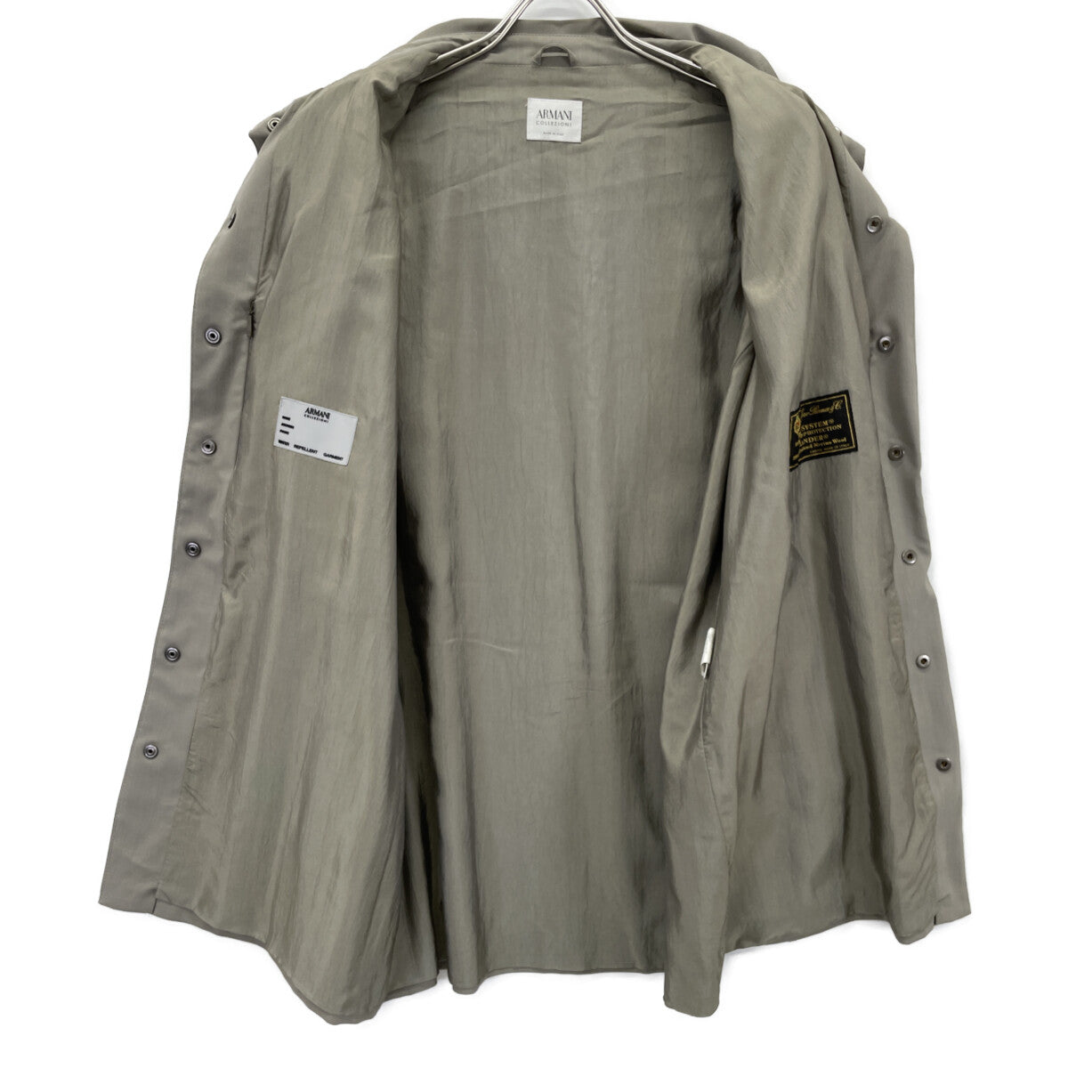 ARMANI COLLEZIONI アルマーニコレッツォーニ ×ﾛﾛﾋﾟｱｰﾅ STORM SYSTEM ﾍﾞｰｼﾞｭ系 ｼﾞｬｹｯﾄ ジャケット 40