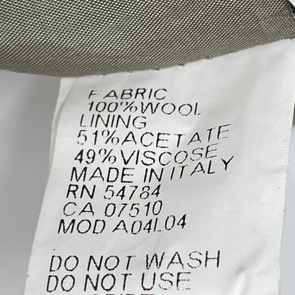 ARMANI COLLEZIONI アルマーニコレッツォーニ ×ﾛﾛﾋﾟｱｰﾅ STORM SYSTEM ﾍﾞｰｼﾞｭ系 ｼﾞｬｹｯﾄ ジャケット 40