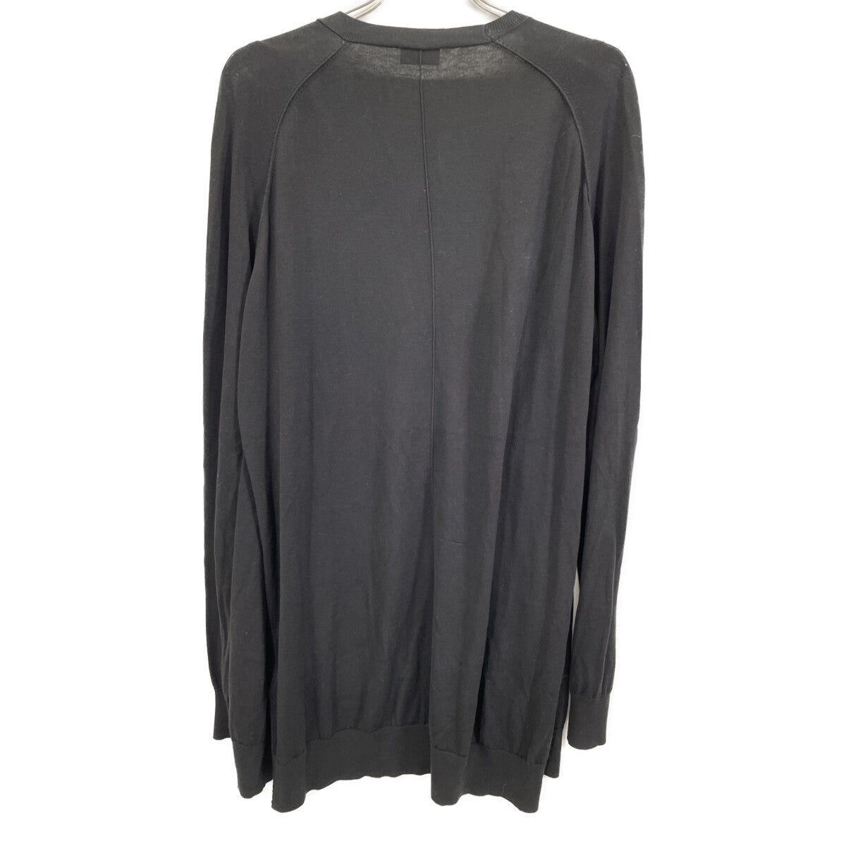 DIESEL ディーゼル ﾌﾞﾗｯｸ BAKER ｼﾙｸ混 ｶｰﾃﾞｨｶﾞﾝ トップス L