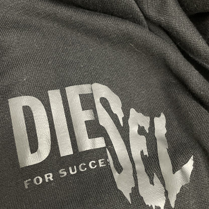 DIESEL ディーゼル ﾌﾞﾗｯｸ BAKER ｼﾙｸ混 ｶｰﾃﾞｨｶﾞﾝ トップス L
