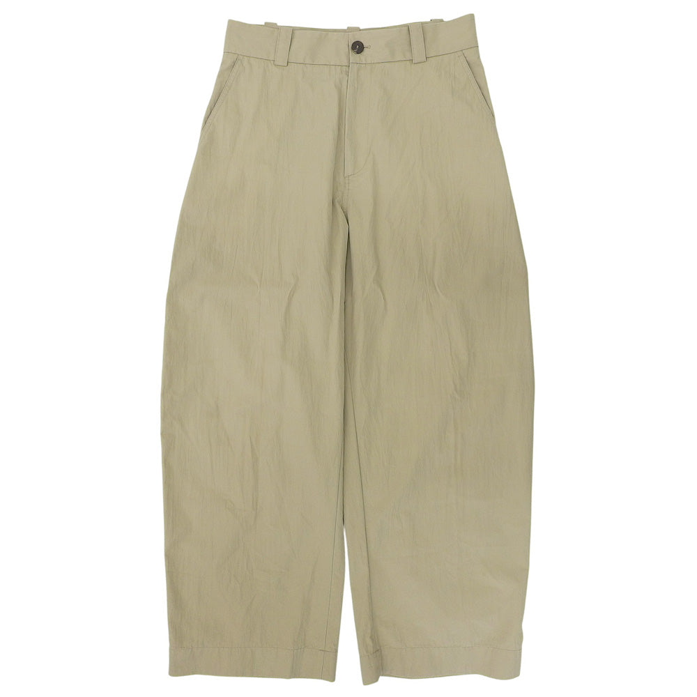 STUDIO NICHOLSON スタジオ ニコルソン スーペリアコットン パンツ ボトムス レディース ベージュ系 M 51-10-741033 ボトムス M