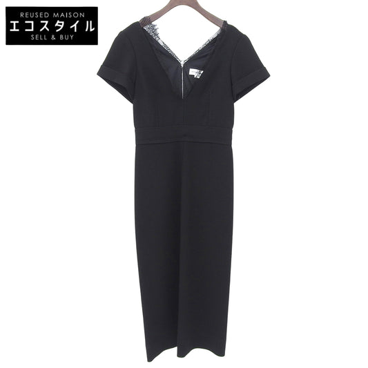 Victoria Beckham ヴィクトリアベッカム 美品 レース ワンピース レディース ブラック 黒 36 ワンピース 36