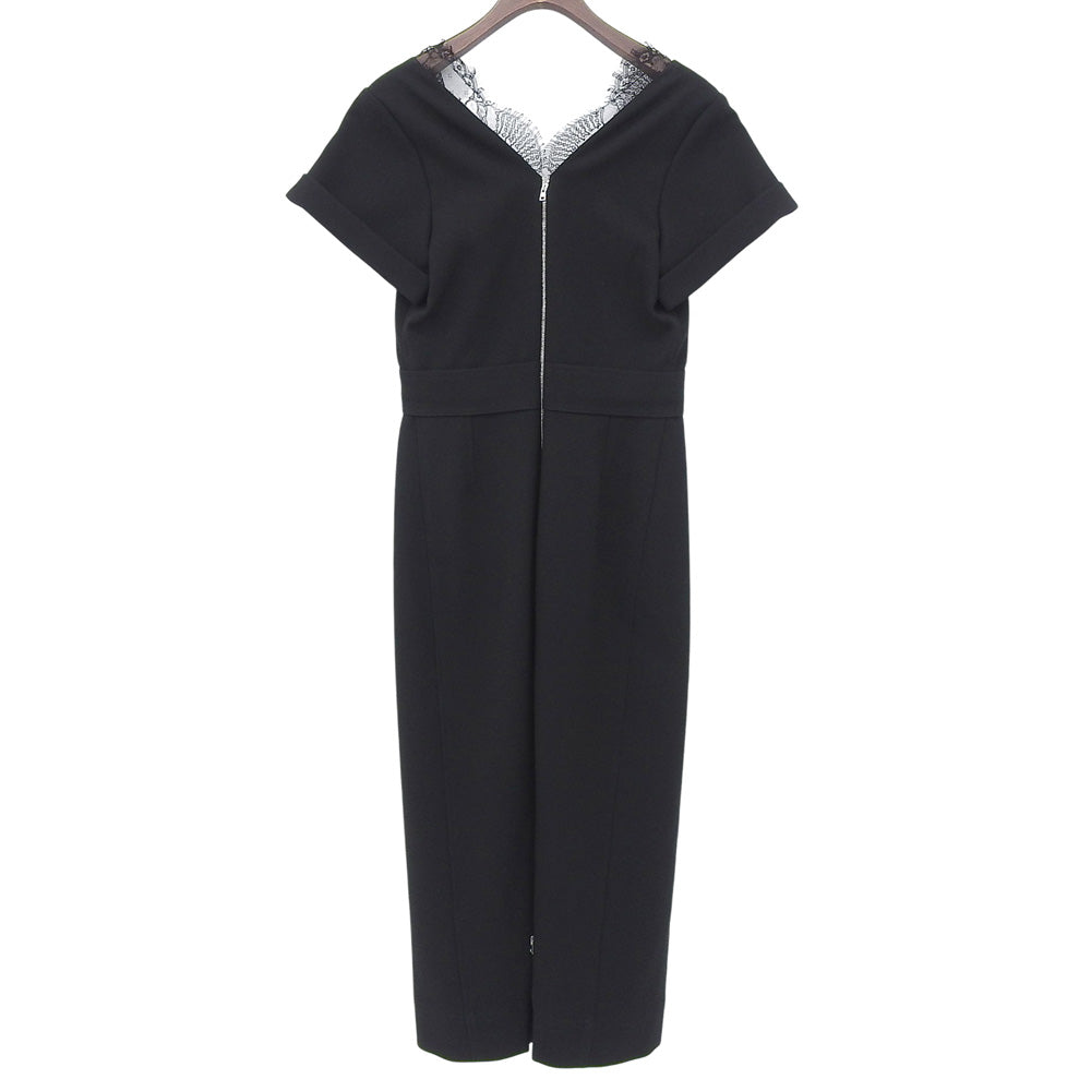 Victoria Beckham ヴィクトリアベッカム 美品 レース ワンピース レディース ブラック 黒 36 ワンピース 36