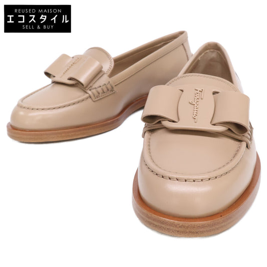 Salvatore Ferragamo サルヴァトーレフェラガモ 0750594 VIVALDO ヴァラリボン ローファー シューズ 4 1/2