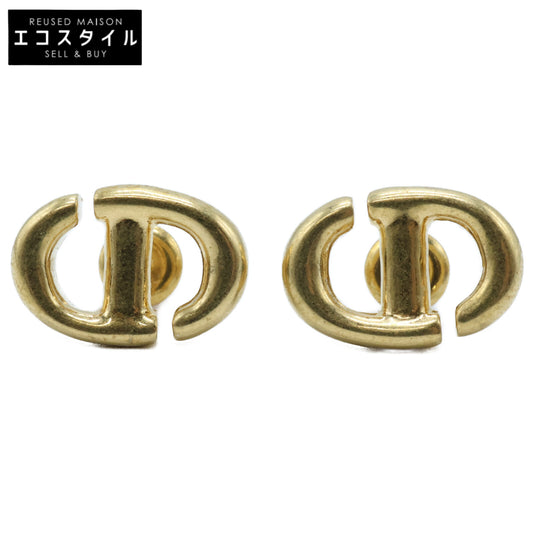 Christian Dior クリスチャンディオール 【美品】E1594CDNMT CD Navy スタッド ピアス