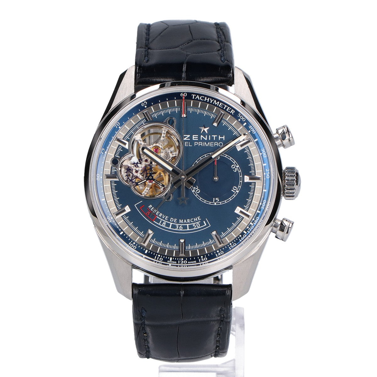 ZENITH ゼニス 03.2085.4021 世界限定1975本 エル プリメロ クロノマスターオープン パワーリザーブ シャルル ベルモ トリビュート 自動巻き 腕時計