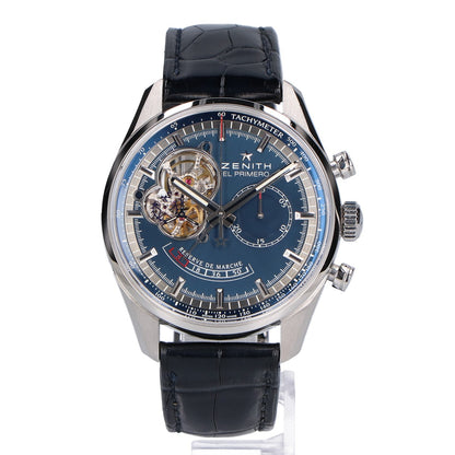 ZENITH ゼニス 03.2085.4021 世界限定1975本 エル プリメロ クロノマスターオープン パワーリザーブ シャルル ベルモ トリビュート 自動巻き 腕時計