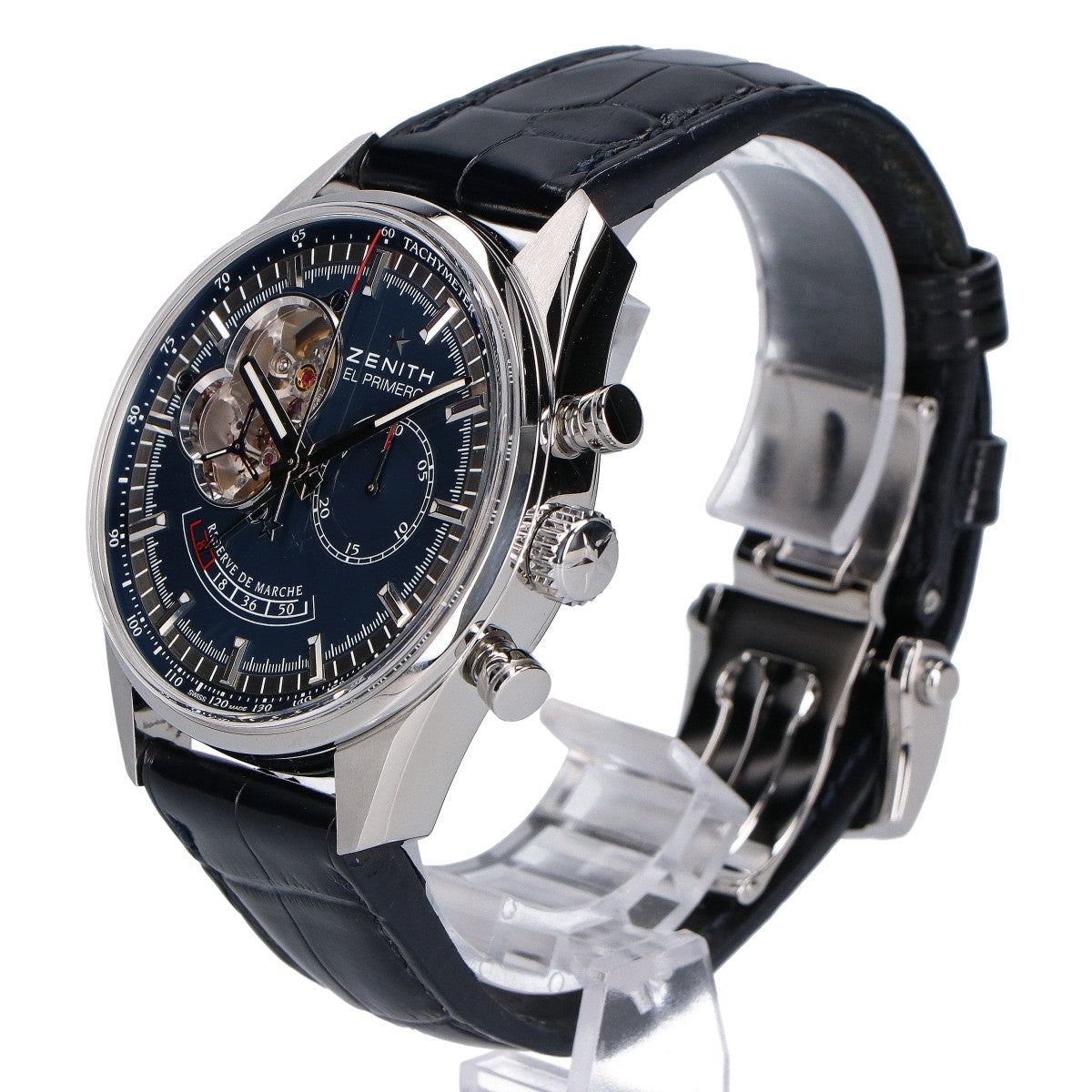 ZENITH ゼニス 03.2085.4021 世界限定1975本 エル プリメロ クロノマスターオープン パワーリザーブ シャルル ベルモ トリビュート 自動巻き 腕時計