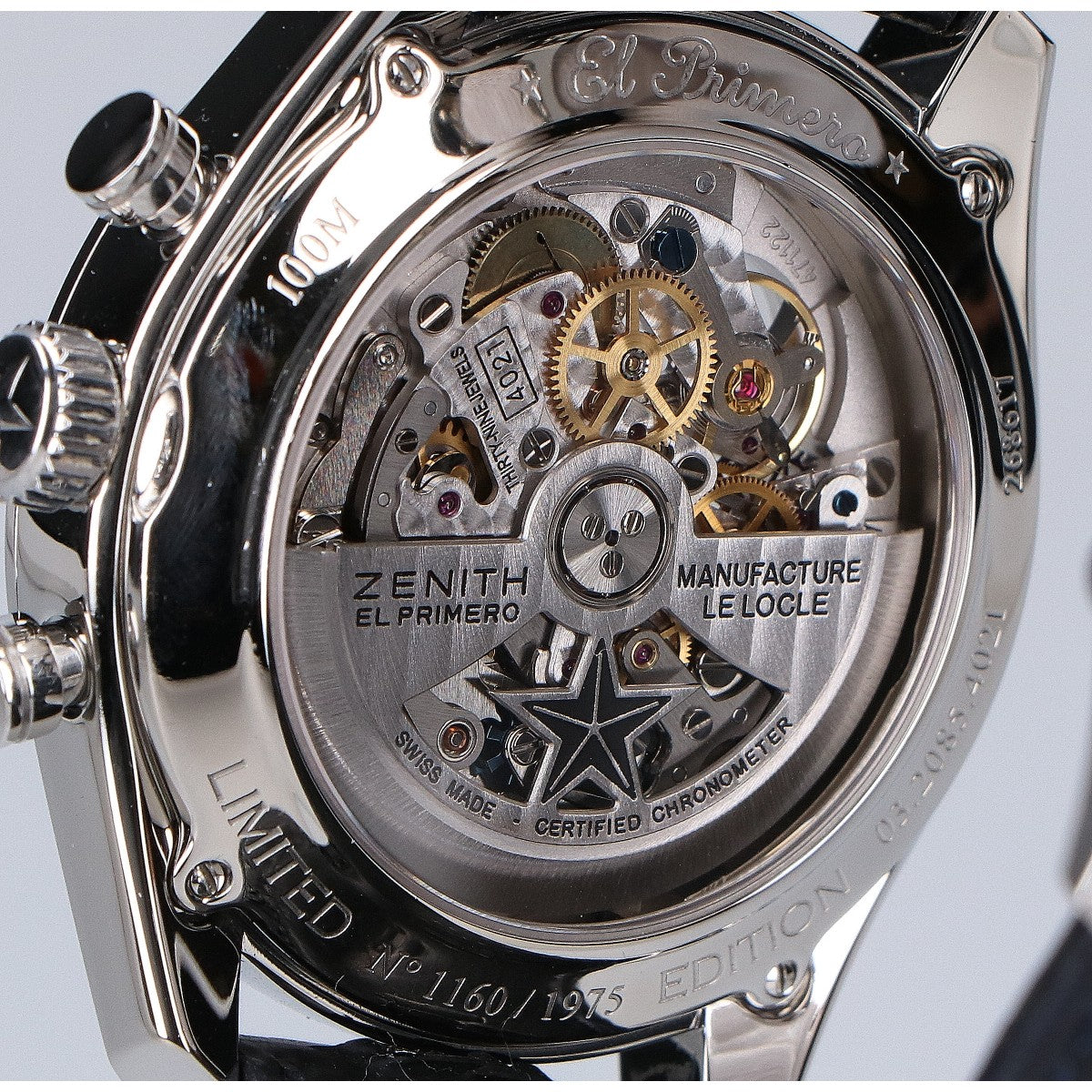ZENITH ゼニス 03.2085.4021 世界限定1975本 エル プリメロ クロノマスターオープン パワーリザーブ シャルル ベルモ トリビュート 自動巻き 腕時計