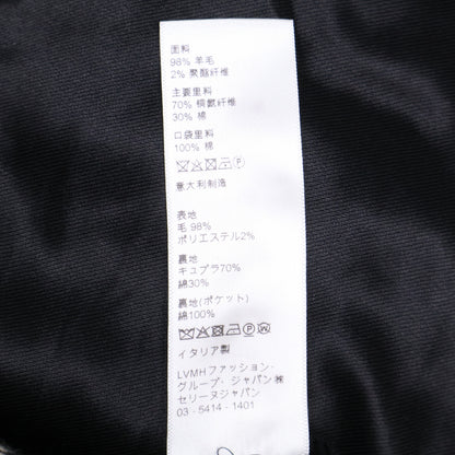 CELINE セリーヌ 美品 国内正規 2M038043K ツイード チューブマック コート 52