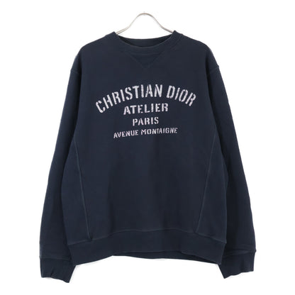 DIOR ディオール ﾈｲﾋﾞｰ 043J655A0531 ｱﾄﾘｴ ｺｯﾄﾝ ｽｳｪｯﾄ トップス XL