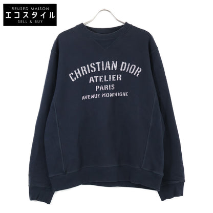 DIOR ディオール ﾈｲﾋﾞｰ 043J655A0531 ｱﾄﾘｴ ｺｯﾄﾝ ｽｳｪｯﾄ トップス XL