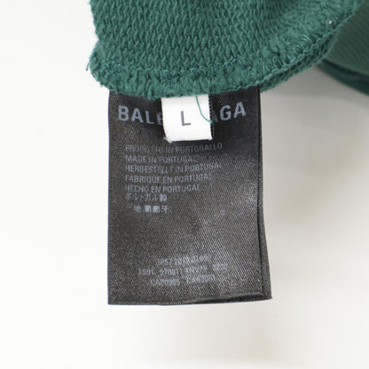 BALENCIAGA バレンシアガ ｸﾞﾘｰﾝ 570811 ﾊﾞｯｸﾛｺﾞ ﾊﾟｰｶｰ トップス L