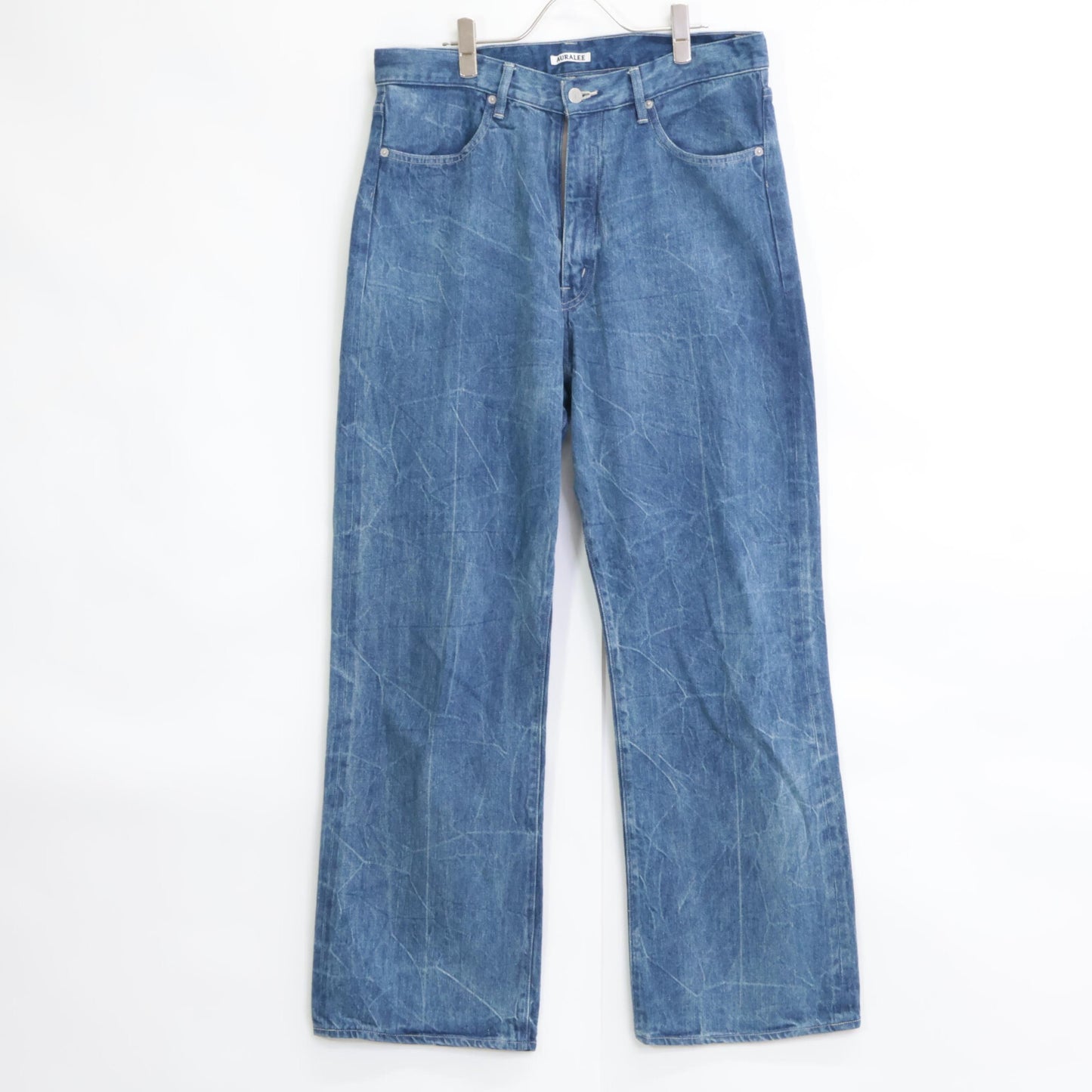 AURALEE オーラリー Selvedge Faded Light Denim ボトムス 5