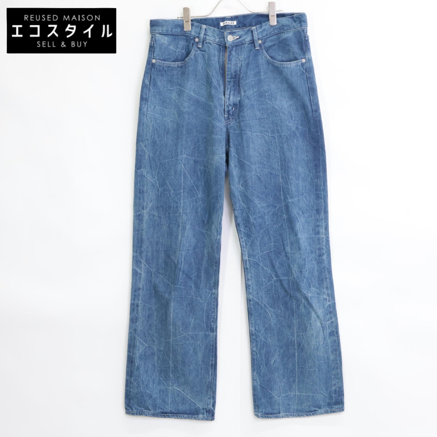 AURALEE オーラリー Selvedge Faded Light Denim ボトムス 5