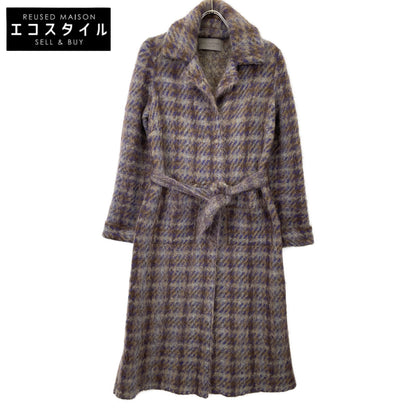 D.Exterior ディーエクステリア ﾌﾞﾗｳﾝ系 ﾓﾍｱ×ｱﾙﾊﾟｶ ｺｰﾄ コート S