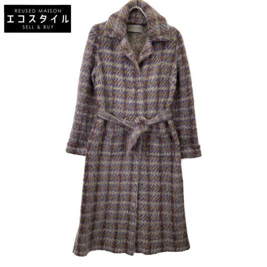 D.Exterior ディーエクステリア ﾌﾞﾗｳﾝ系 ﾓﾍｱ×ｱﾙﾊﾟｶ ｺｰﾄ コート S