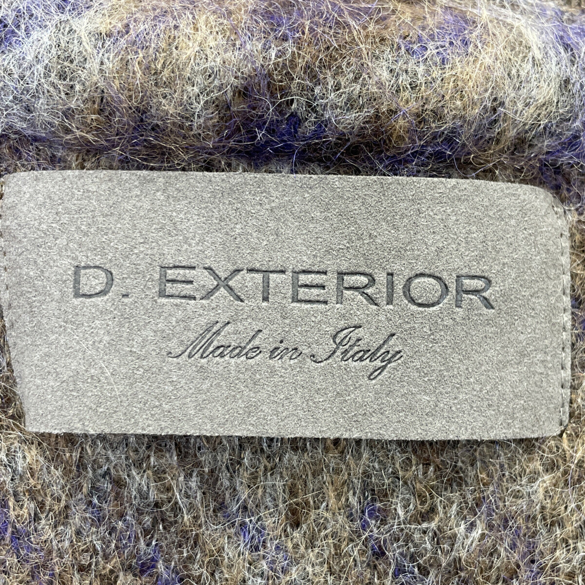 D.Exterior ディーエクステリア ﾌﾞﾗｳﾝ系 ﾓﾍｱ×ｱﾙﾊﾟｶ ｺｰﾄ コート S