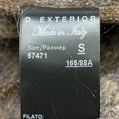 D.Exterior ディーエクステリア ﾌﾞﾗｳﾝ系 ﾓﾍｱ×ｱﾙﾊﾟｶ ｺｰﾄ コート S