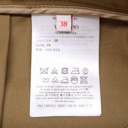 VALENTINO ヴァレンティノ ﾌﾞﾗｳﾝ ﾒﾀﾙVﾛｺﾞﾎﾟｹｯﾄｺｯﾄﾝﾊﾟﾝﾂ ボトムス 38