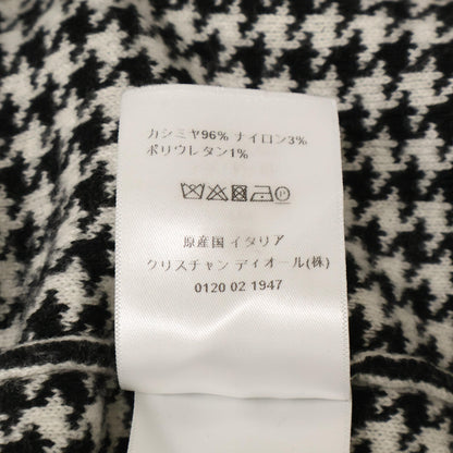 Christian Dior クリスチャンディオール 【国内正規】054G33AM035/054T33AM035 ハウンドトゥース カシミヤ混 ニットアンサンブル/ トップス 40
